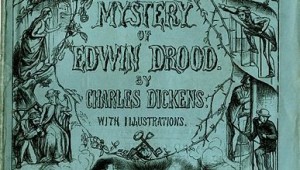 The serial cover for The Mystery of Edwin Drood (By Chapman & Hall [Public domain], via Wikimedia Commons).