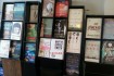 Book display inside Capitol Book & News in Montgomery, Alabama.
