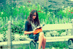 reading outside