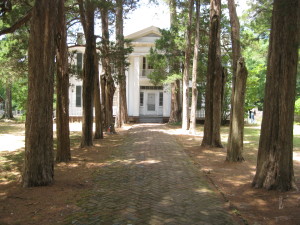 William Faulkner's home Rowan Oak in Oxford, Mississippi.