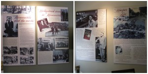 Inside the Monroe County Museum, several displays chronicle Harper Lee's life and times in Monroeville. 