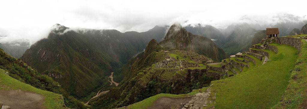 Panorama of Machu Picchu. Photo by Martin St-Amant, via Wikimedia Commons.